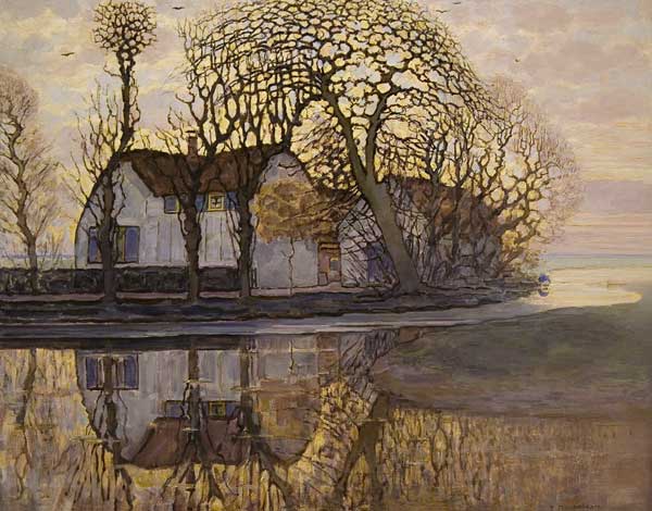 P.Farm near Duivendrecht à Piet Mondrian