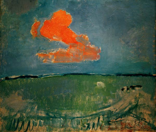 The Red Cloud à Piet Mondrian
