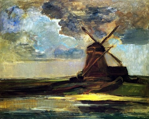 Windmill in the Gein à Piet Mondrian