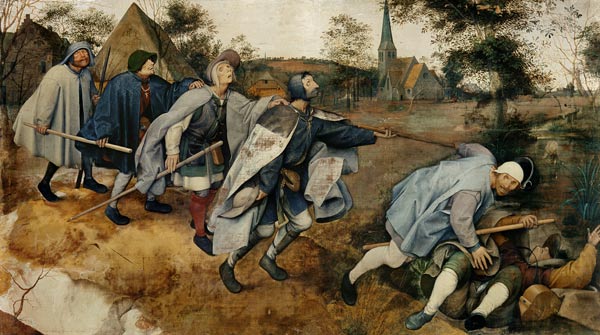la parabole des aveugles à Pieter Brueghel l'Ancien