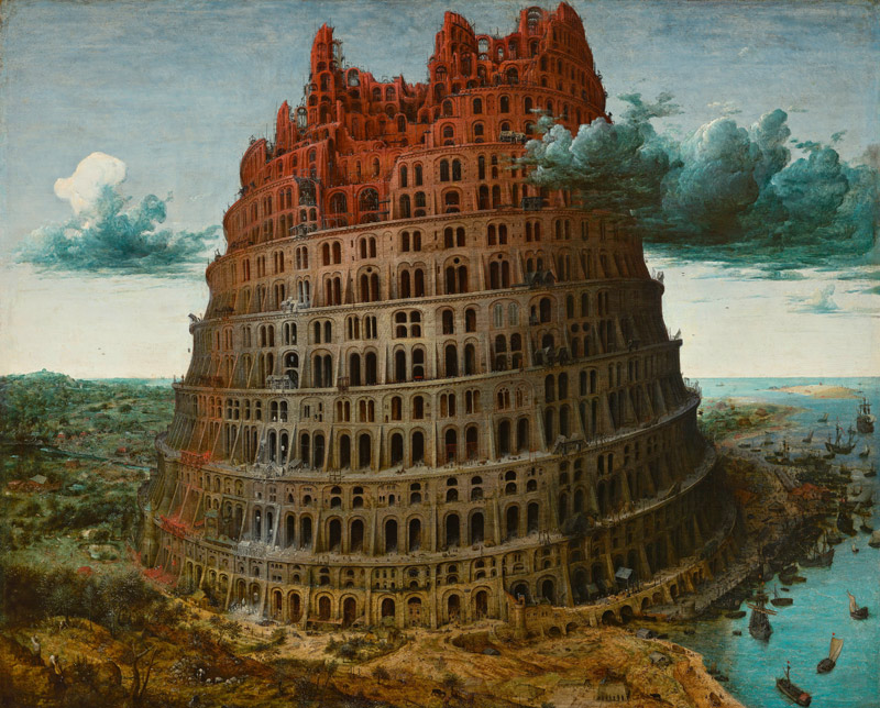 Construction de tour au Babel II à Pieter Brueghel l'Ancien