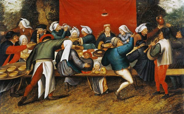 Das Hochzeitsmahl à Pieter Brueghel l'Ancien