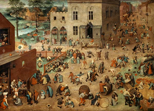 Jeux d'enfants à Pieter Brueghel l'Ancien