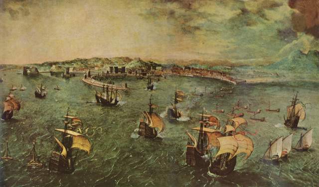Port de Naples à Pieter Brueghel l'Ancien