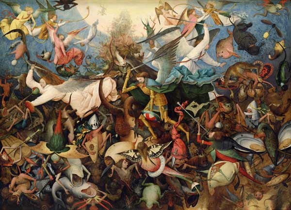 Chute des anges à Pieter Brueghel l'Ancien