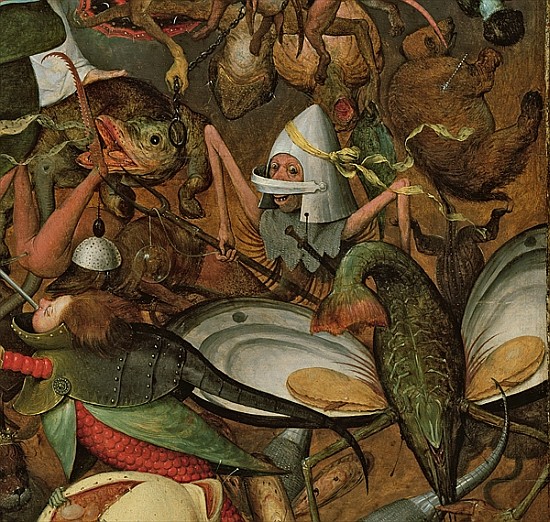 The Fall of the Rebel Angels, 1562 (detail of 74037) à Pieter Brueghel l'Ancien