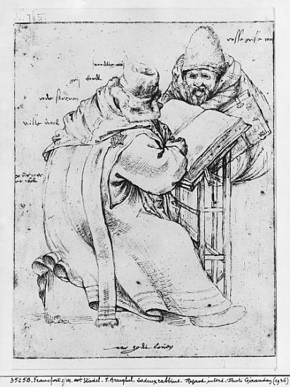 Two Rabbis à Pieter Brueghel l'Ancien