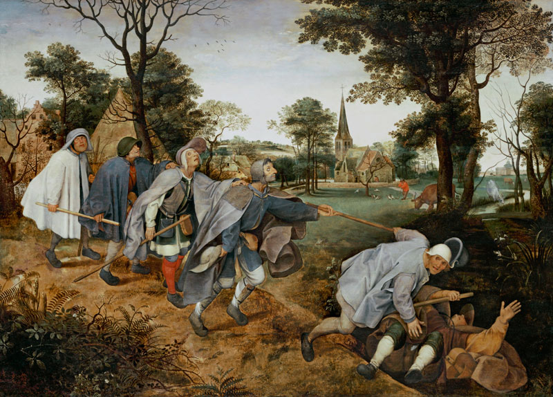 La parabole des aveugles  à Pieter Brueghel le Jeune