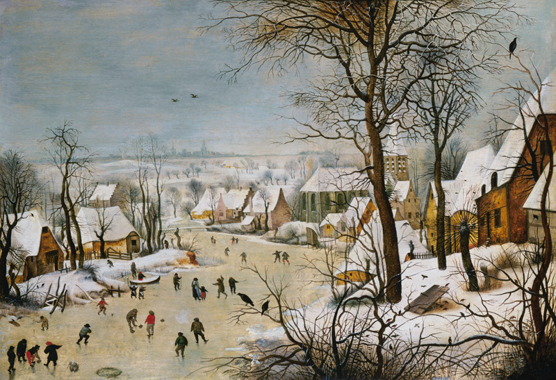 Paysage d'hiver à Pieter Brueghel le Jeune