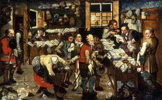 La livraison du dixième à Pieter Brueghel le Jeune