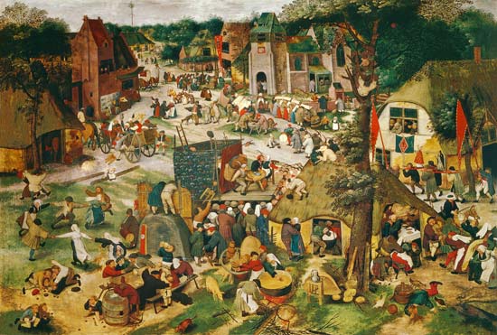 la fête de la Saint Georges à Pieter Brueghel le Jeune