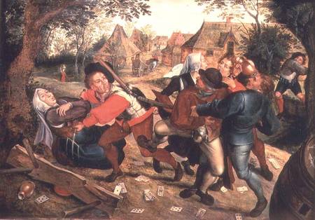 Gamblers Quarrelling à Pieter Brueghel le Jeune