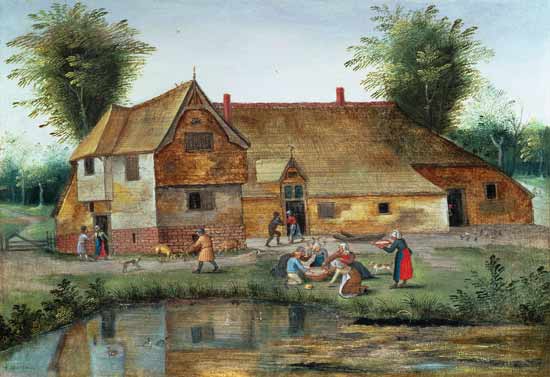 The Peasant's Meal à Pieter Brueghel le Jeune