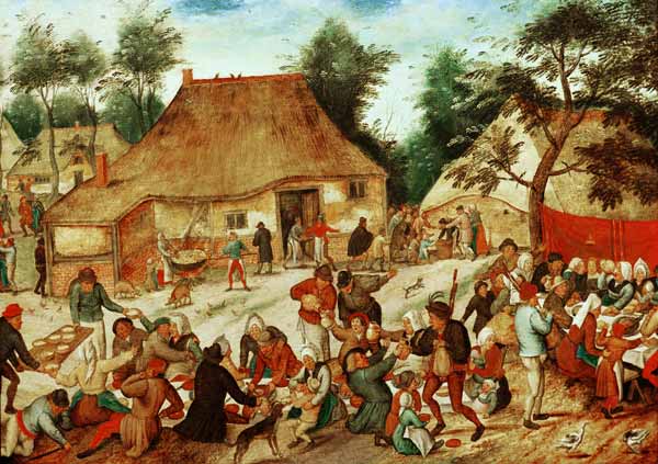 Wedding Feast à Pieter Brueghel le Jeune