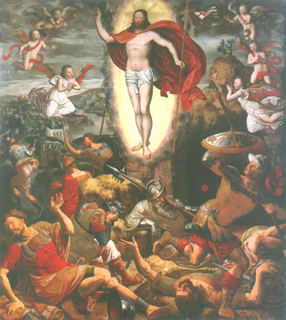 la résurrection de Jésus à Pieter Claeissens l'Ancien