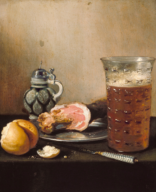 Still Life with a Ham à Pieter Claesz