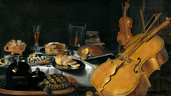 Still Life with Musical Instruments à Pieter Claesz