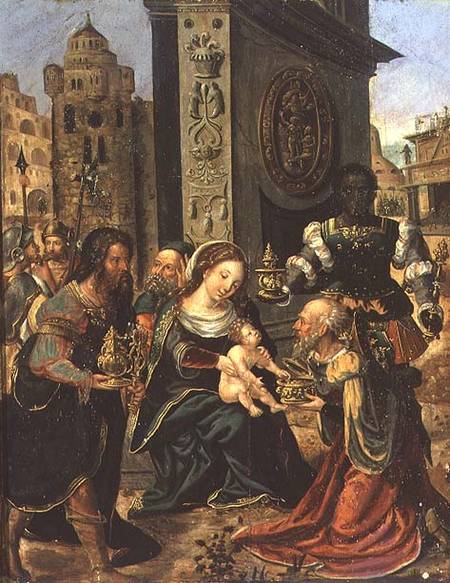 The Adoration of the Magi (panel) à Pieter Coecke van Aelst
