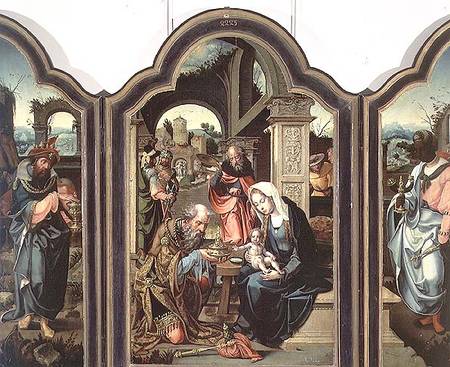 Adoration of the Magi à Pieter Coecke van Aelst