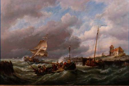 On the Isle of Texel, Holland à Pieter Cornelis Dommerson