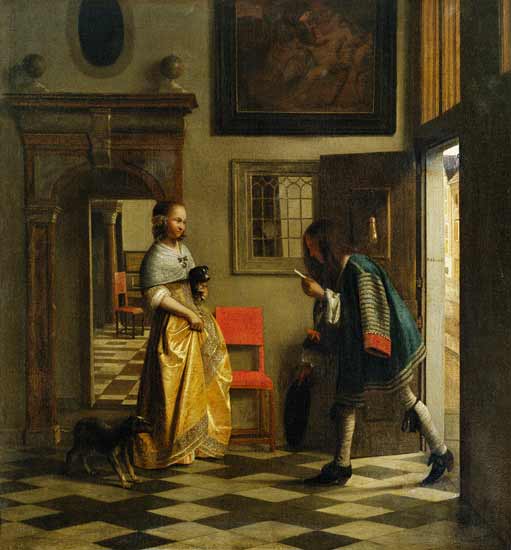 The Messenger à Pieter de Hooch