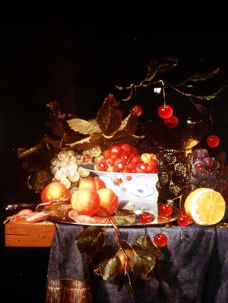 Still Life of Fruit à Pieter de Ring