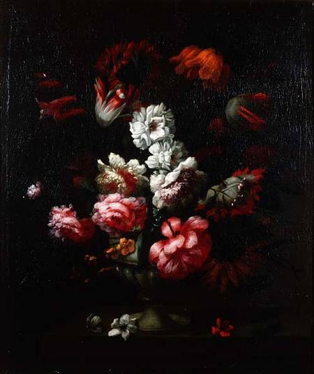 Still life of flowers in an urn (pair of 78177) à Pieter Hardime