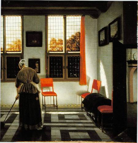 A Dutch Interior à Pieter Janssens