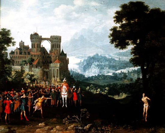 The Martyrdom of St. Sebastian à Pieter Schoubroeck