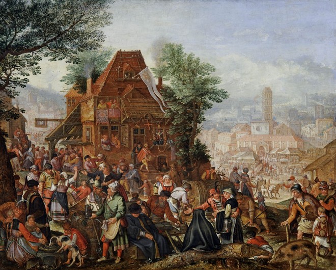 Feast on the anniversary of a church consecration à Pieter Stevens