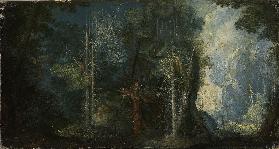 Woodland Scenery with Hermitage