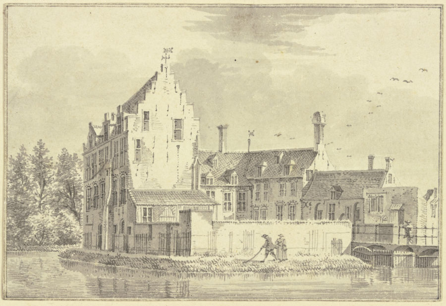 Het Huys Ryzenborgh by Utrecht à Pieter van Liender