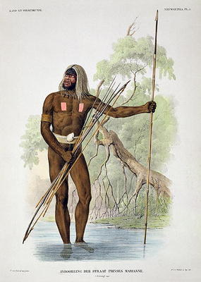 Native of Princess Marianna Strait, from 'Verhandelingen over de Natuurlijke Geschiedenis der Nederl à Pieter van Oort