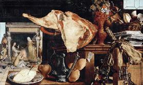 Vanitas still life (Christ with Mary and Martha)