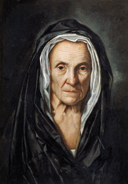 Portrait d'un vieille femme à Pietro Bellotti