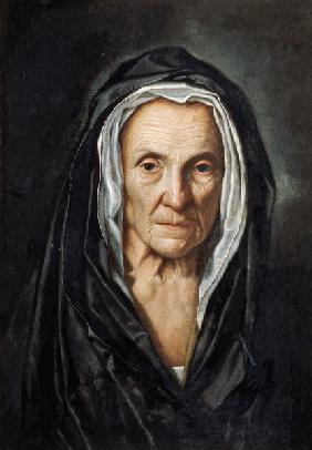Portrait d'un vieille femme
