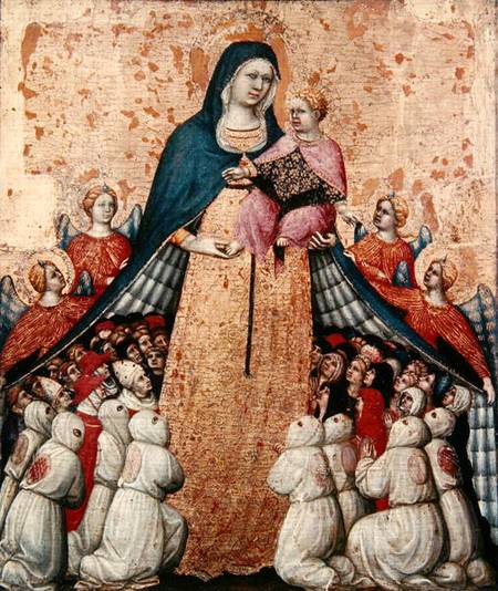 Virgin of the Misericordia à Pietro  di Domenico da Montepulciano