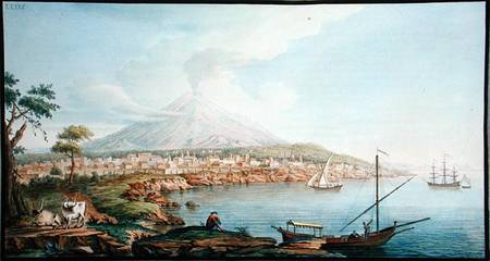 Mount Vesuvius, plate 36 from 'Campi Phlegraei: Observations on the Volcanoes of the Two Sicilies', à Pietro Fabris
