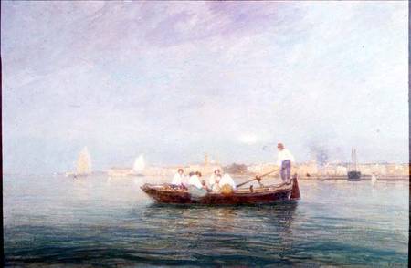 The Ferry à Pietro Fragiacomo