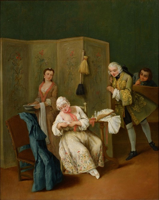 The Indiscreet Gentleman à Pietro Longhi