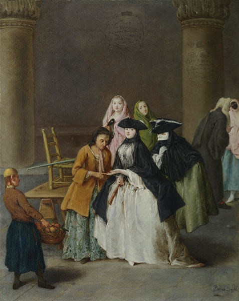 A Fortune Teller at Venice à Pietro Longhi