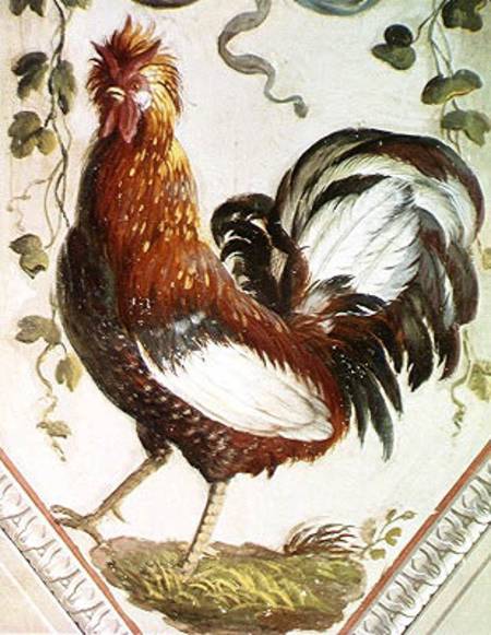 Detail of a cockerel à Pietro Rotati