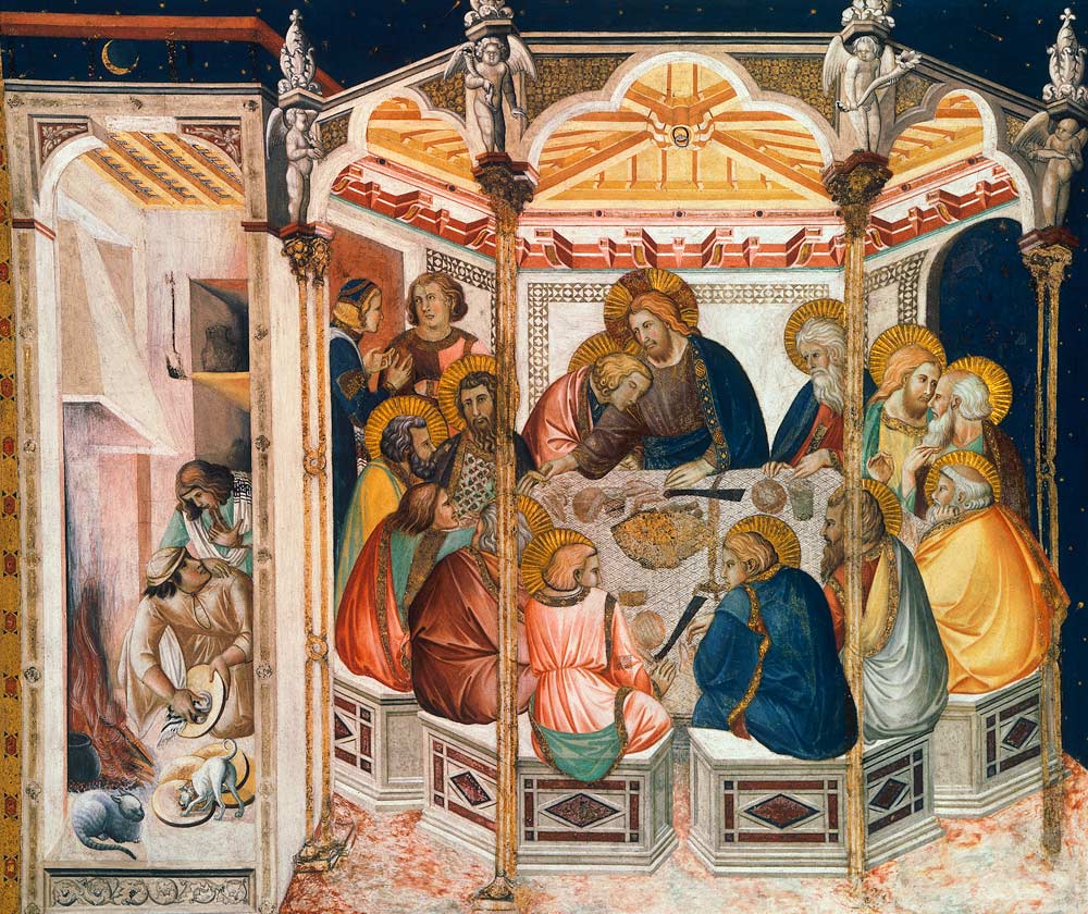 The Last Supper à Pietro Lorenzetti