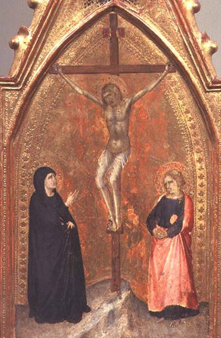 The Crucifixion with the Virgin Mary and John the Theologian à Pietro Lorenzetti