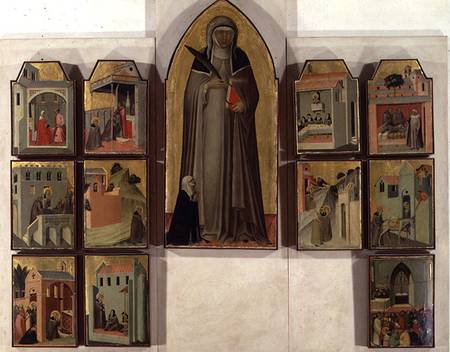 Scenes from the Life of Blessed Humility à Pietro Lorenzetti