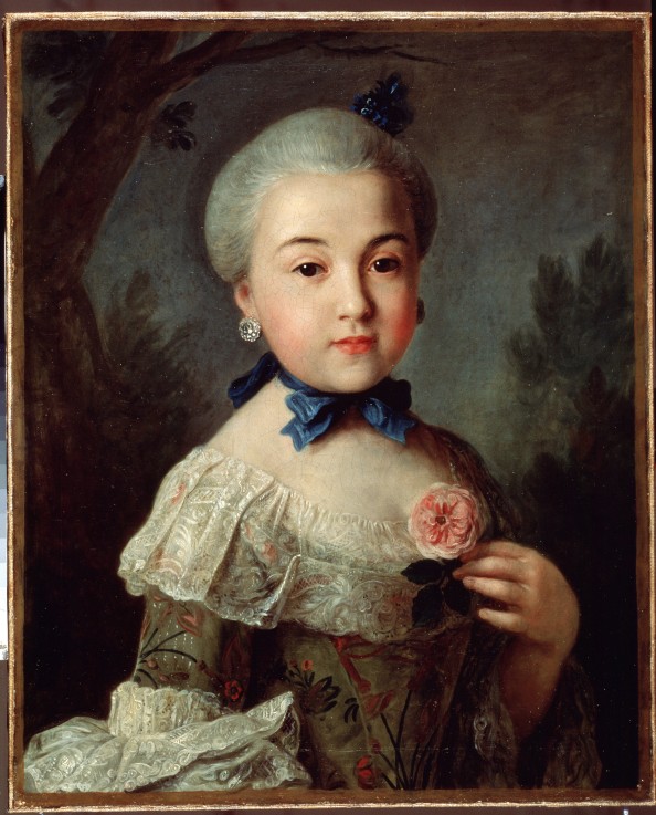 Portrait of Countess Varvara Sheremetyeva à Pietro Antonio Rotari