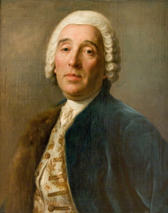 Portrait of the architect Bartolomeo Francesco Rastrelli (1700-1771) à Pietro Antonio Rotari