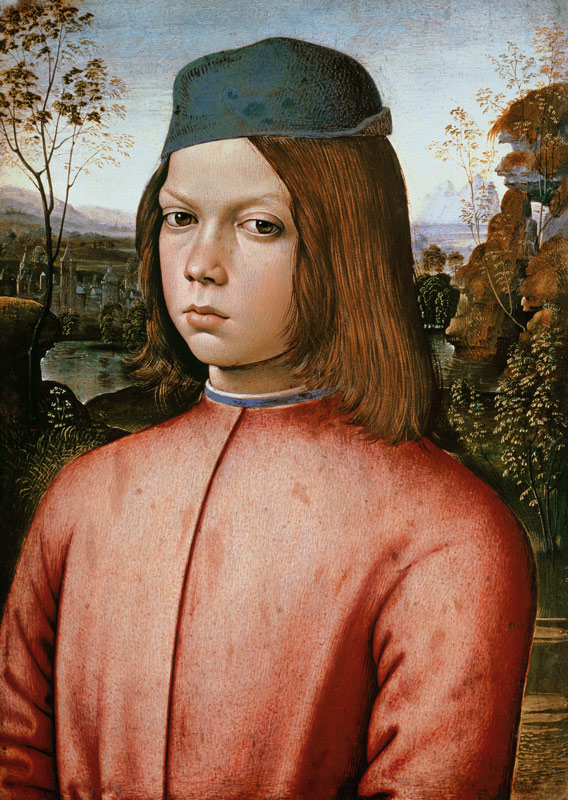 portrait d'un garçon à Pinturicchio