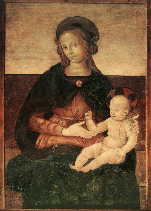 Pinturicchio, Maria mit Kind à Pinturicchio