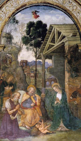 Pinturicchio / Adoration of the child à Pinturicchio